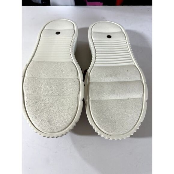 ANTHROPOLOGIE MAEVE Women's Crochet Platform Slides Brown Size 39/8 - Picture 11 of 14